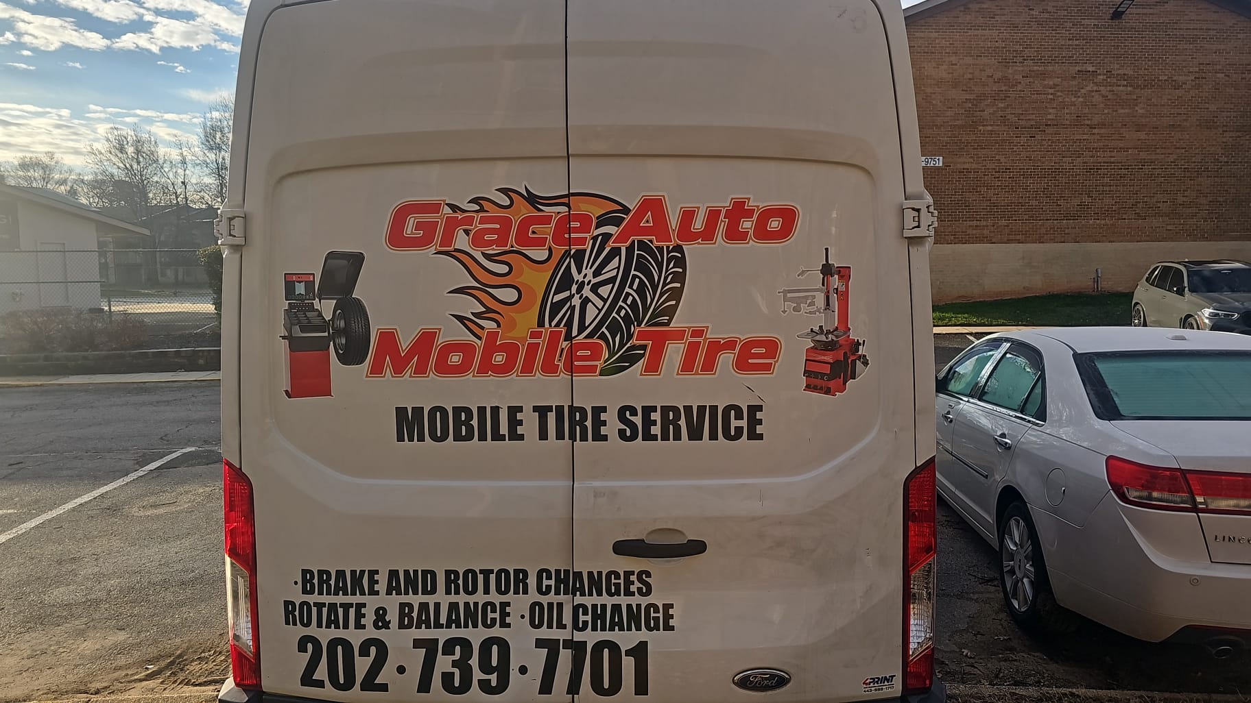 Grace Auto mobile service van ready for a call